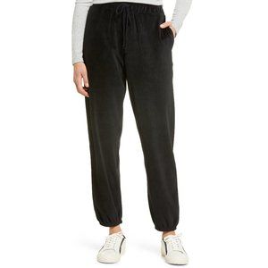 NWT Women's Treasure & Bond Velour Joggers Sweatpants Black Size S $50 C609